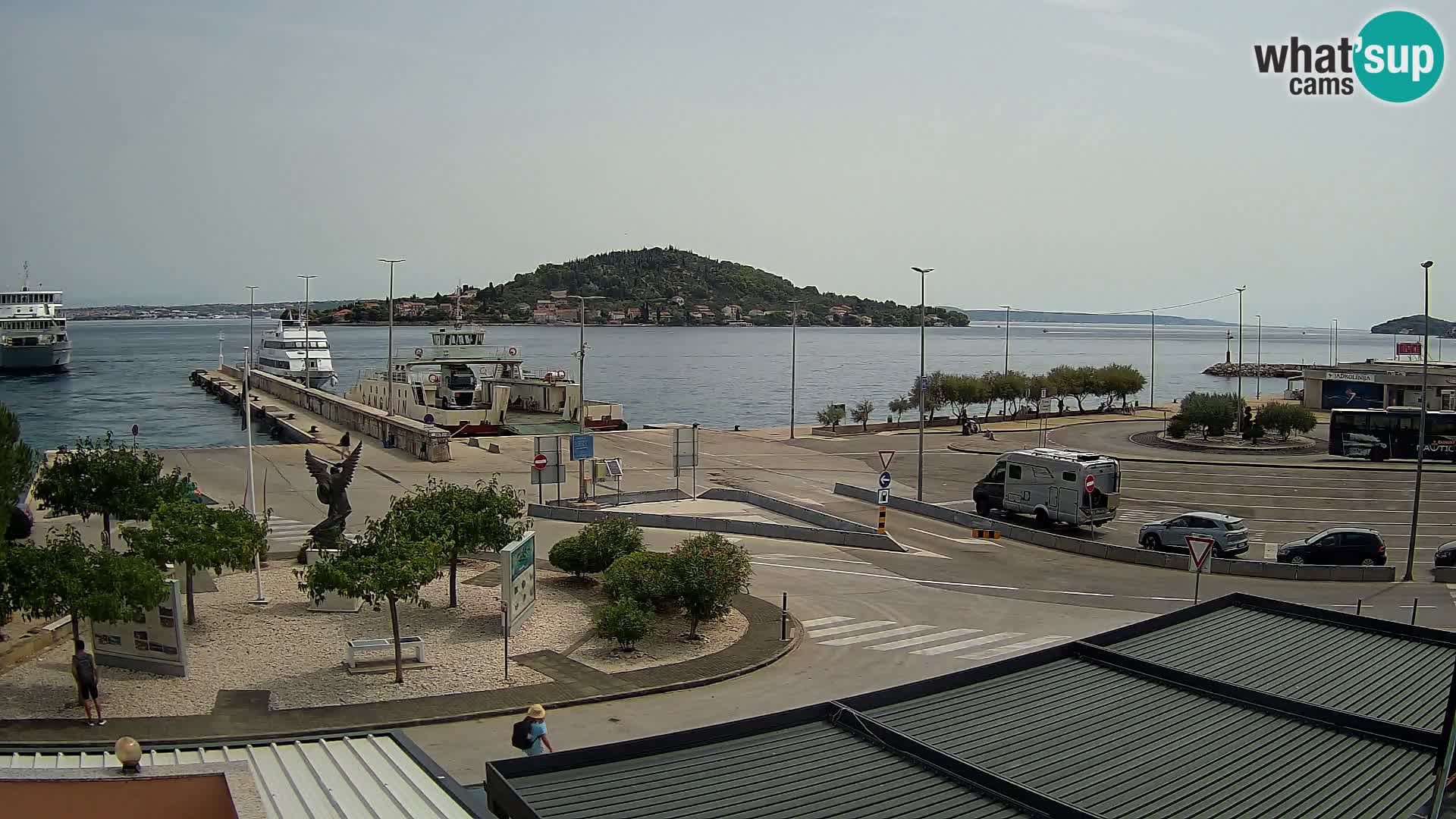 Webcam Ugljan – Preko Ferry to Zadar