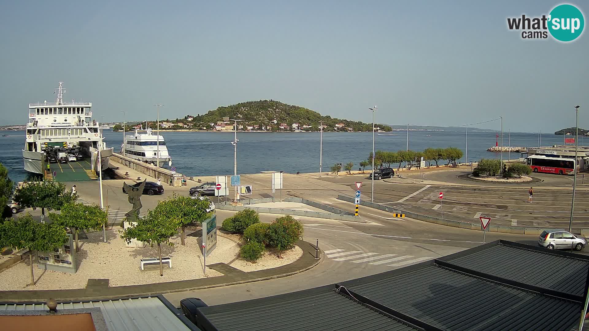 Webcam Ugljan – Preko Ferry to Zadar