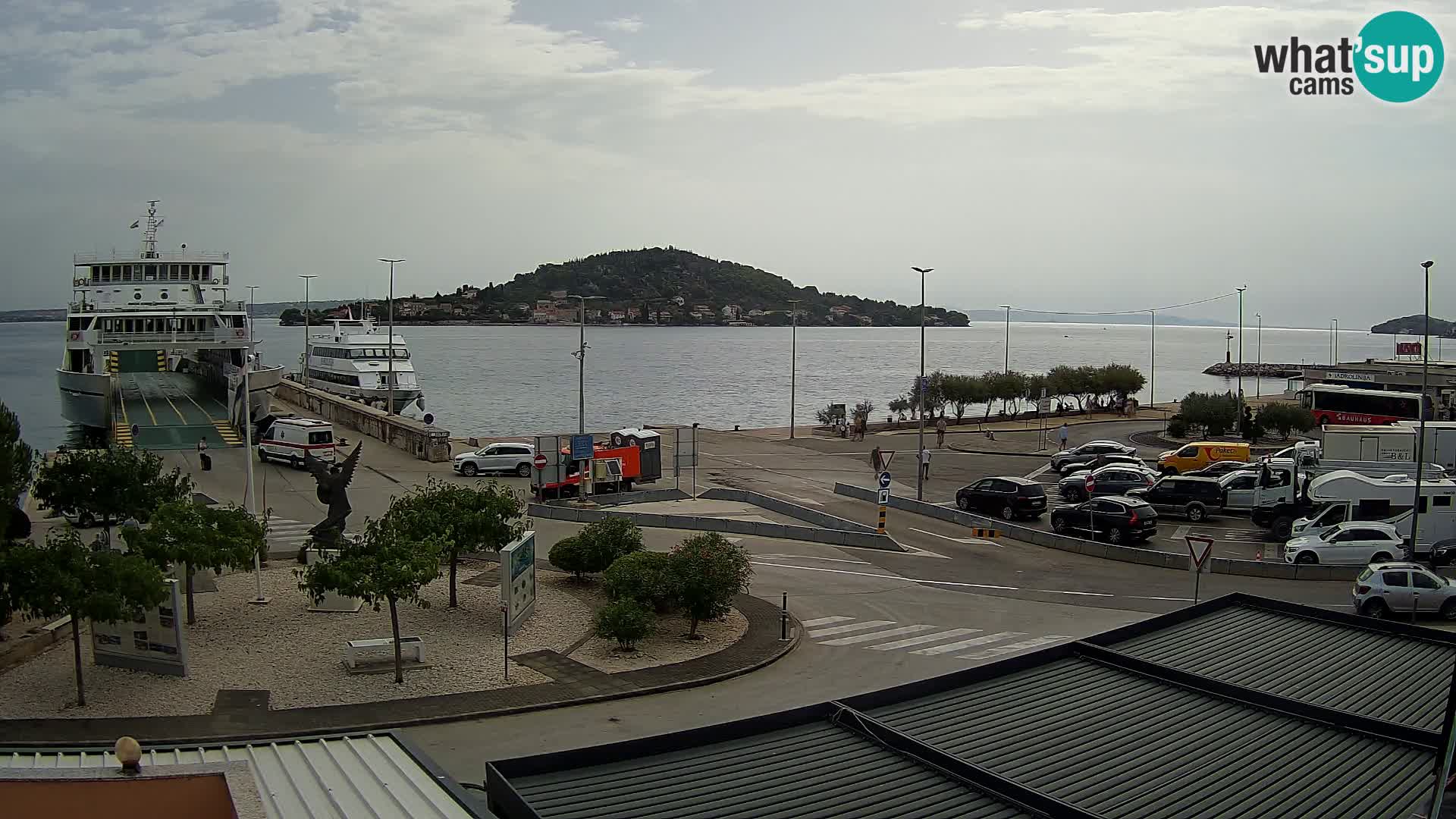 Webcam Ugljan – Preko Ferry to Zadar