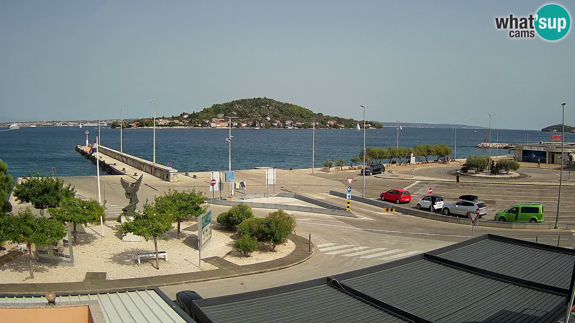 Spletna kamera Ugljan – trajekt Preko – Zadar