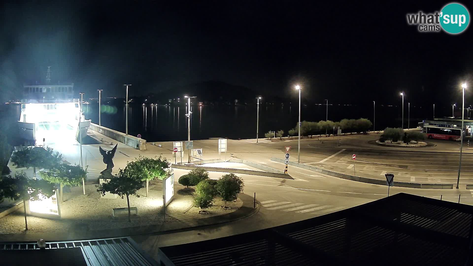 Webcam Ugliano – terminal traghetto da Preko a Zara