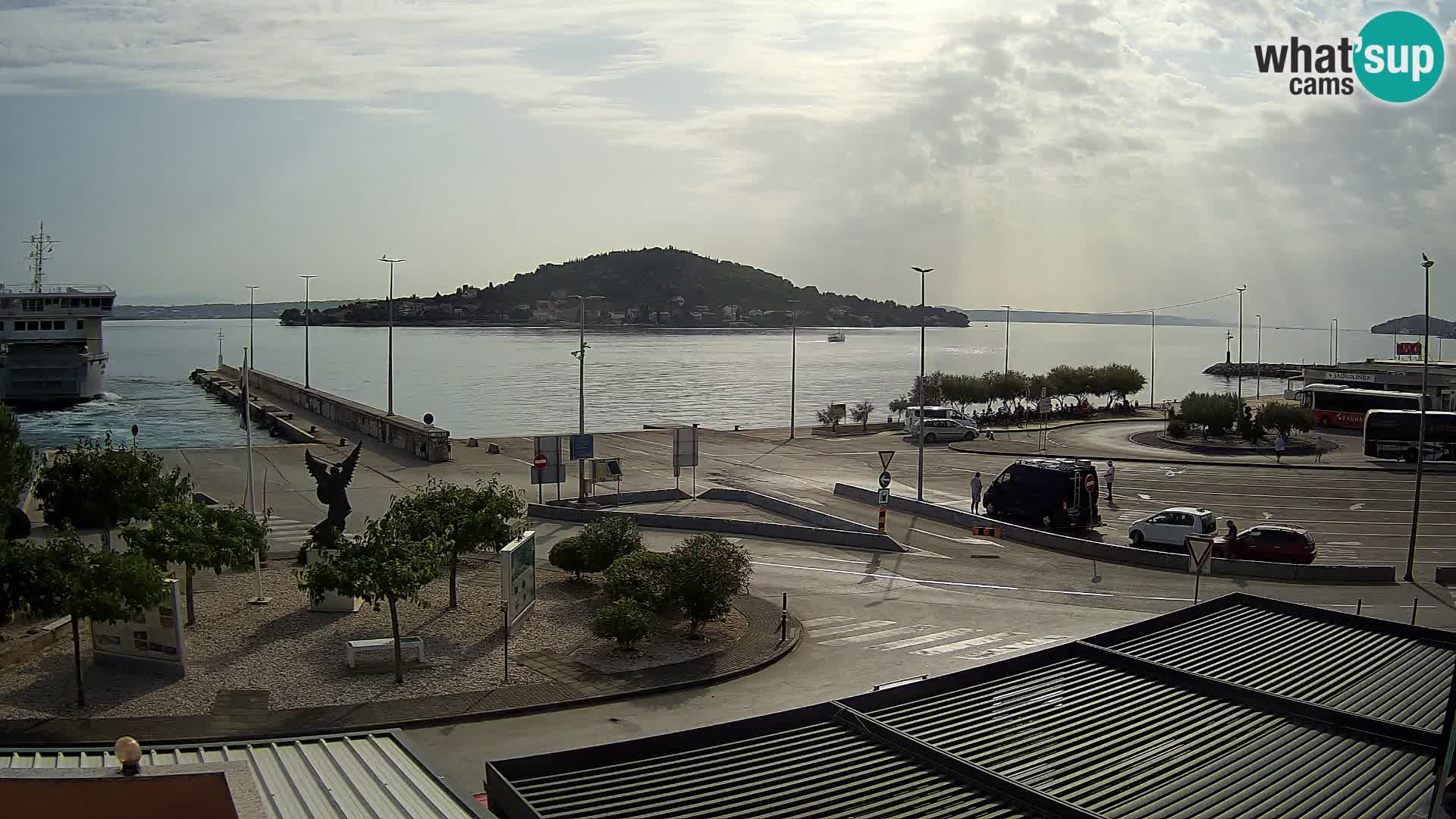 Webcam Ugliano – terminal traghetto da Preko a Zara