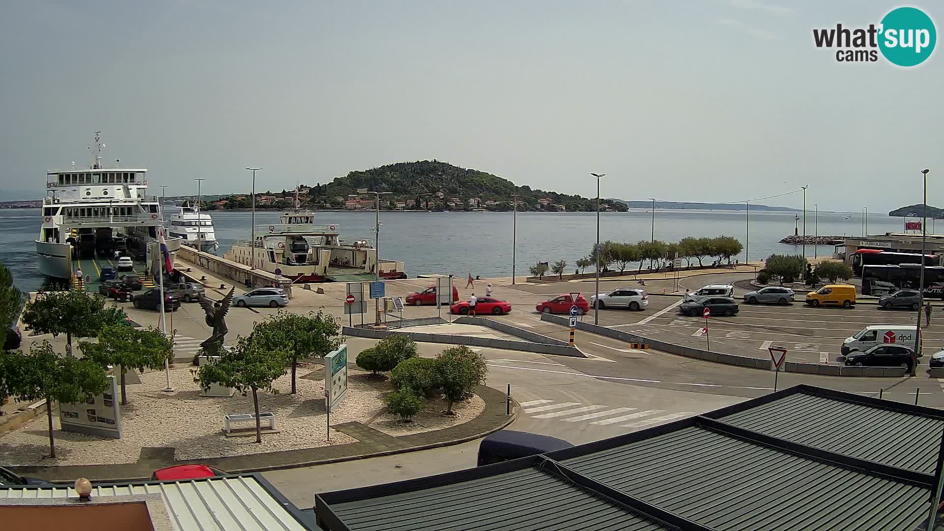 Webcam Ugliano – terminal traghetto da Preko a Zara