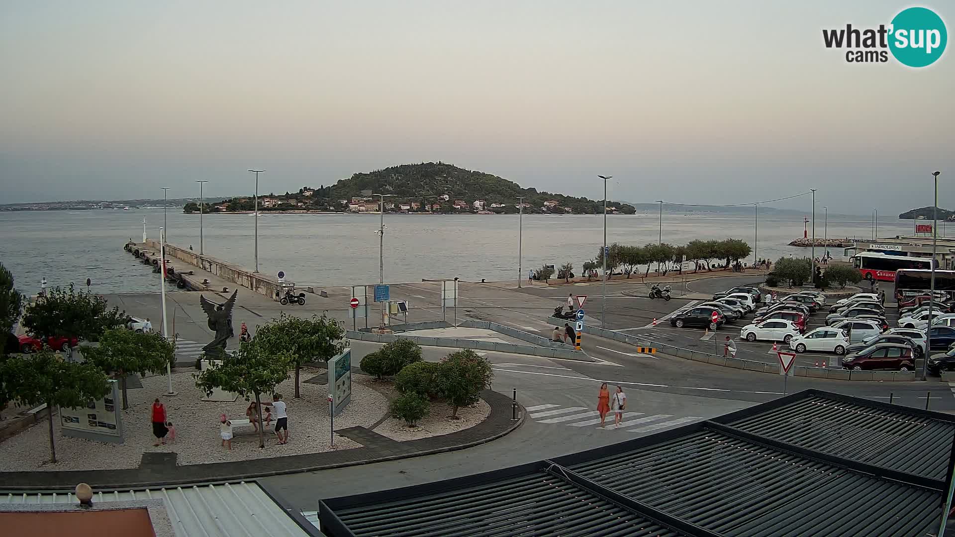 Webcam Ugliano – terminal traghetto da Preko a Zara