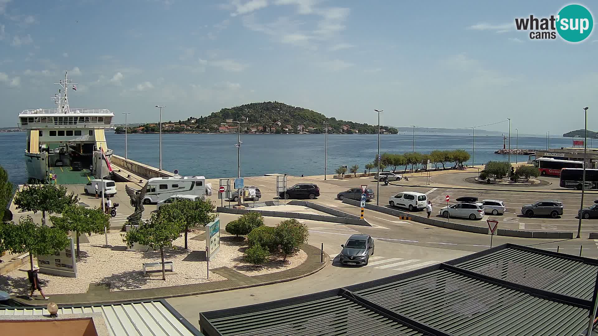Webcam Ugliano – terminal traghetto da Preko a Zara