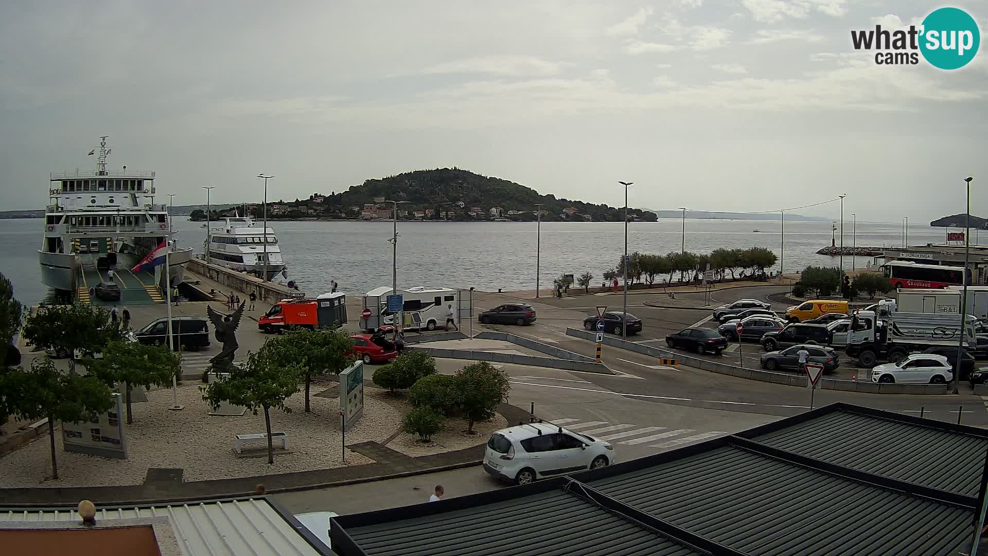 Webcam Ugljan – Preko Ferry to Zadar