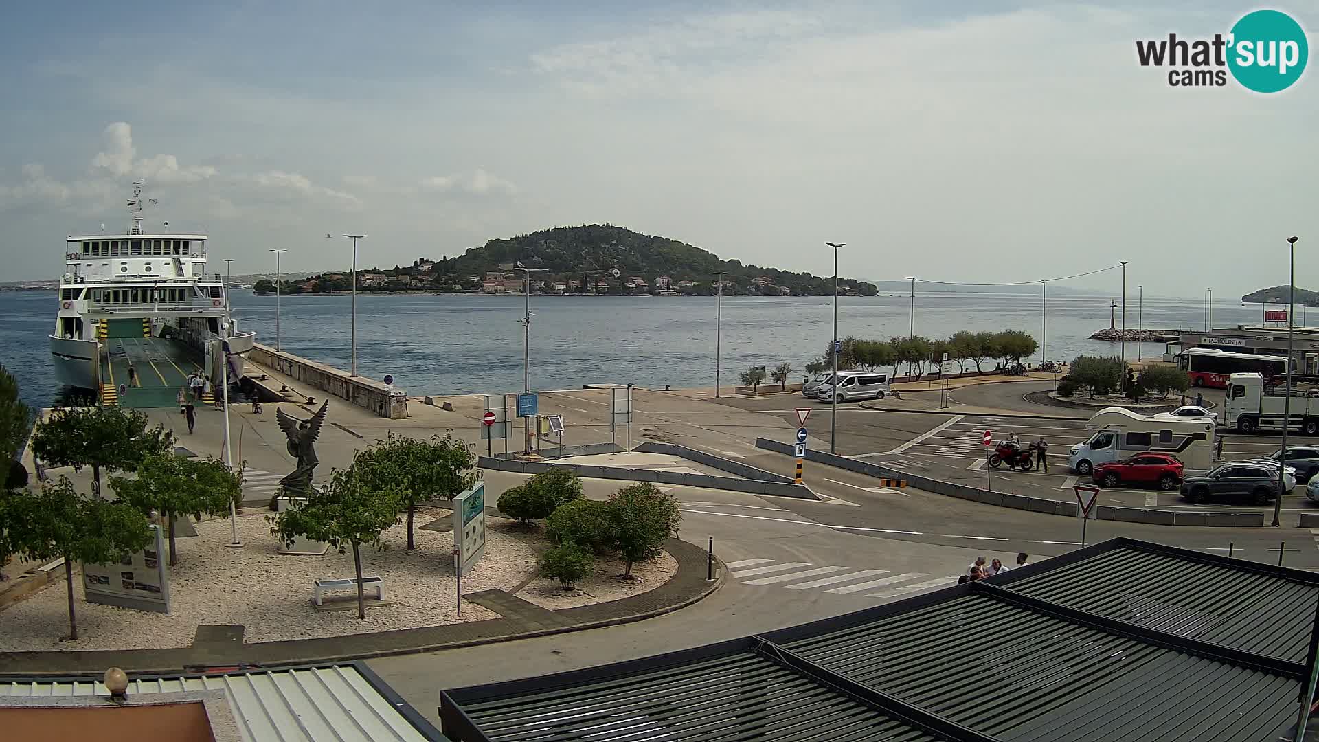 Webcam Ugljan – Preko Ferry to Zadar