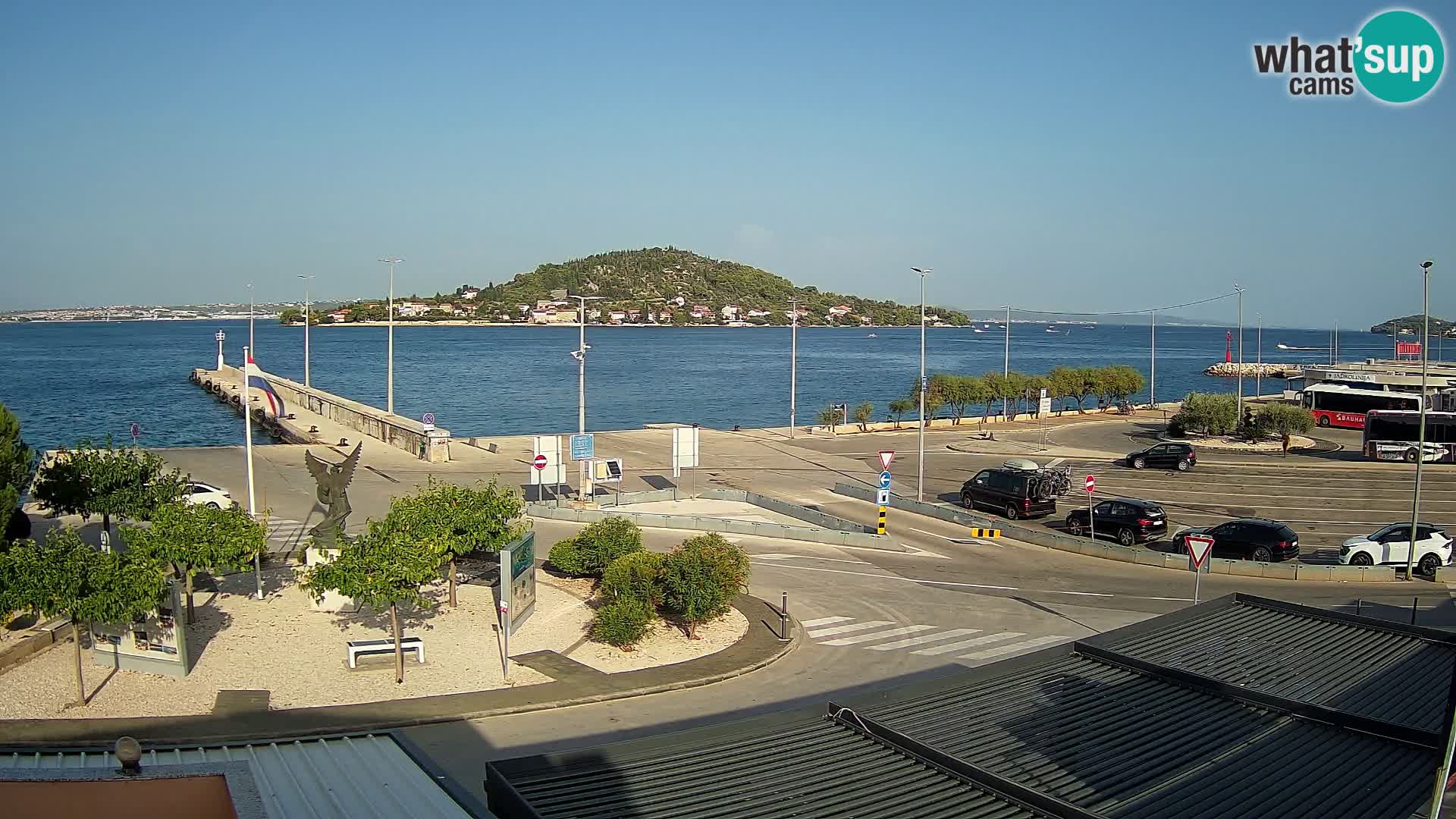 Webcam Ugljan – Preko Ferry to Zadar