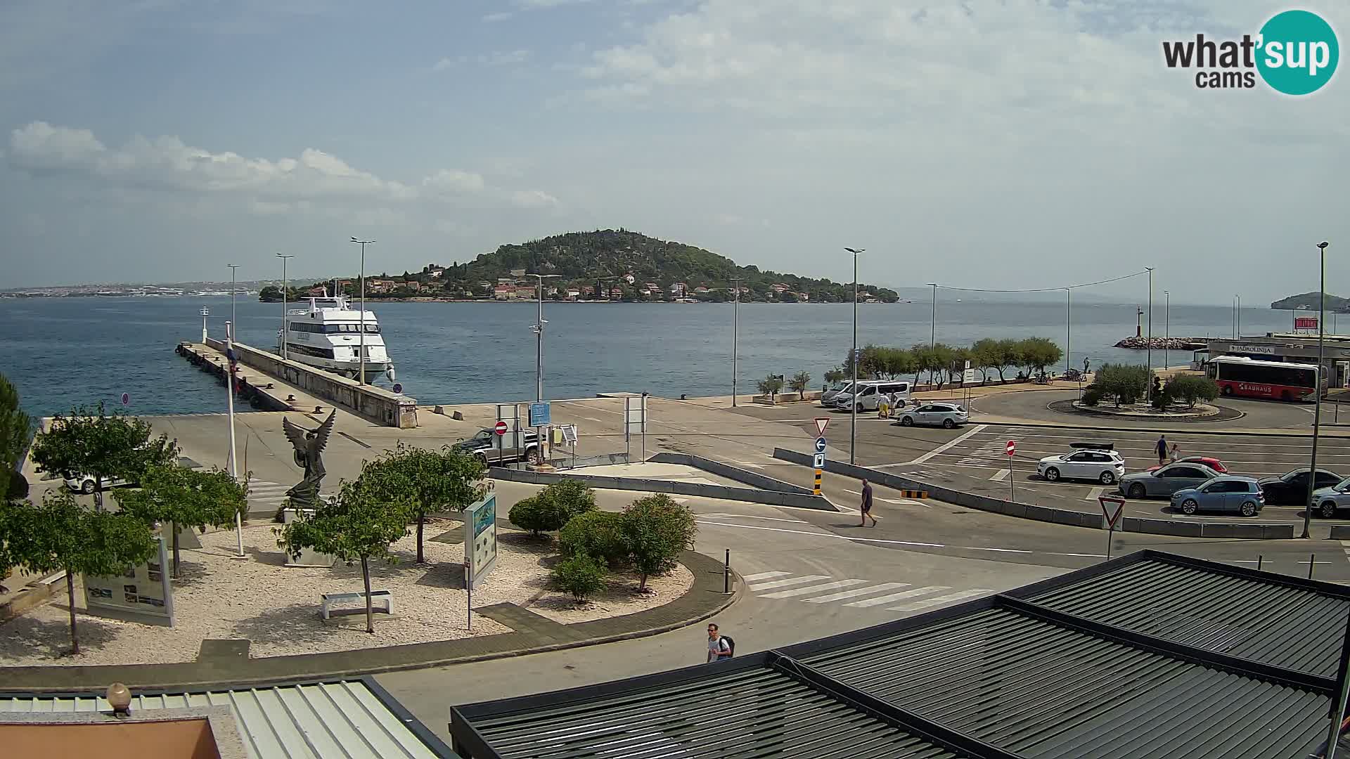 Webcam Ugliano – terminal traghetto da Preko a Zara