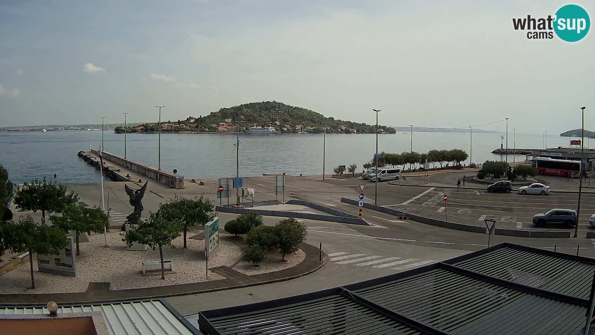 Webcam Ugljan – Preko Ferry to Zadar