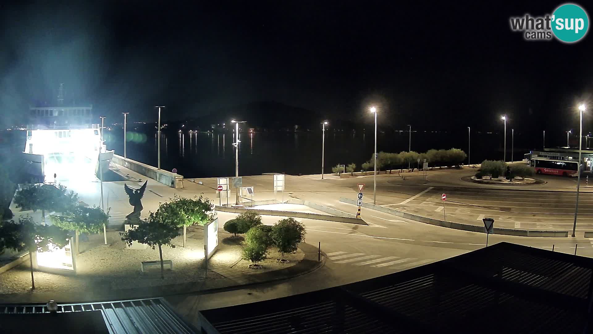 Webcam Ugliano – terminal traghetto da Preko a Zara