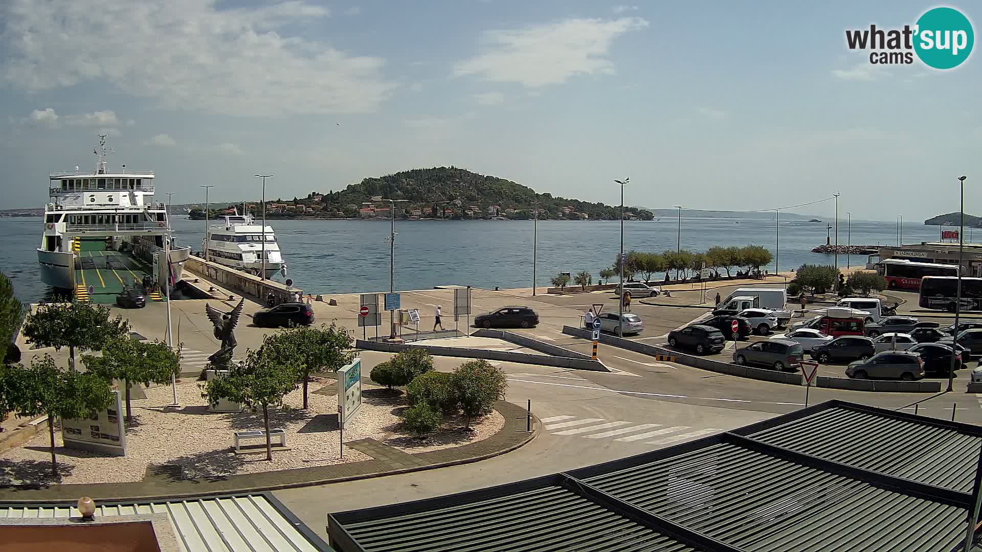 Webcam Ugliano – terminal traghetto da Preko a Zara