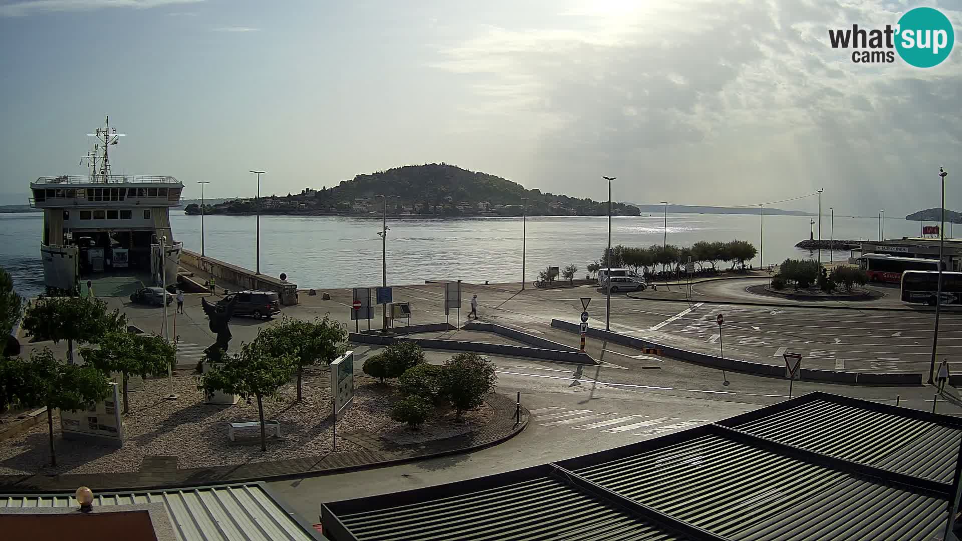 Webcam Ugliano – terminal traghetto da Preko a Zara