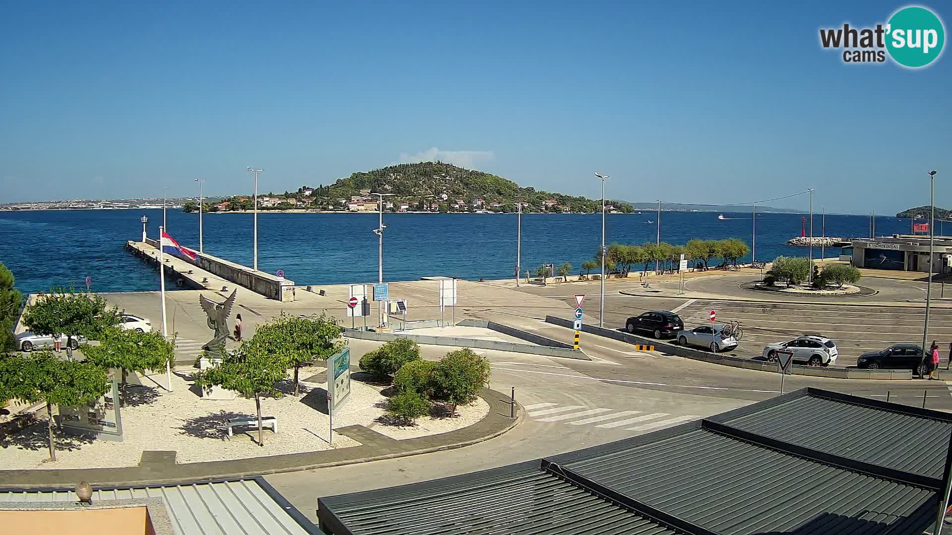 Webcam Ugljan – Preko Ferry to Zadar