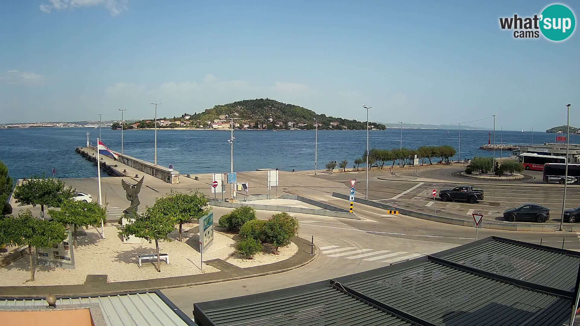 Webcam Ugljan – Preko Ferry to Zadar