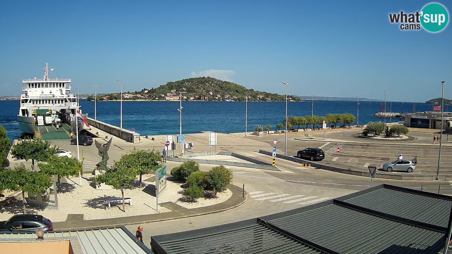 Web kamera Ugljan – Preko trajekt za Zadar