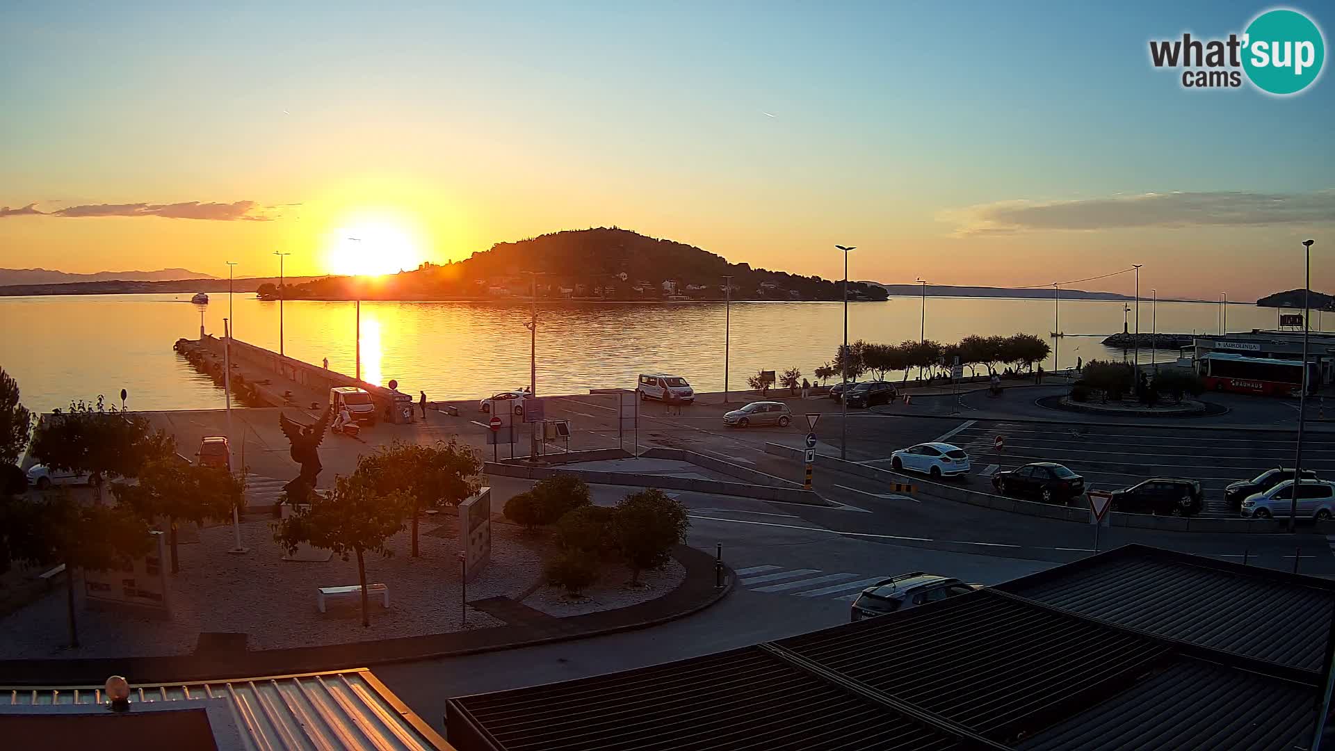 Web kamera Ugljan – Preko trajekt za Zadar