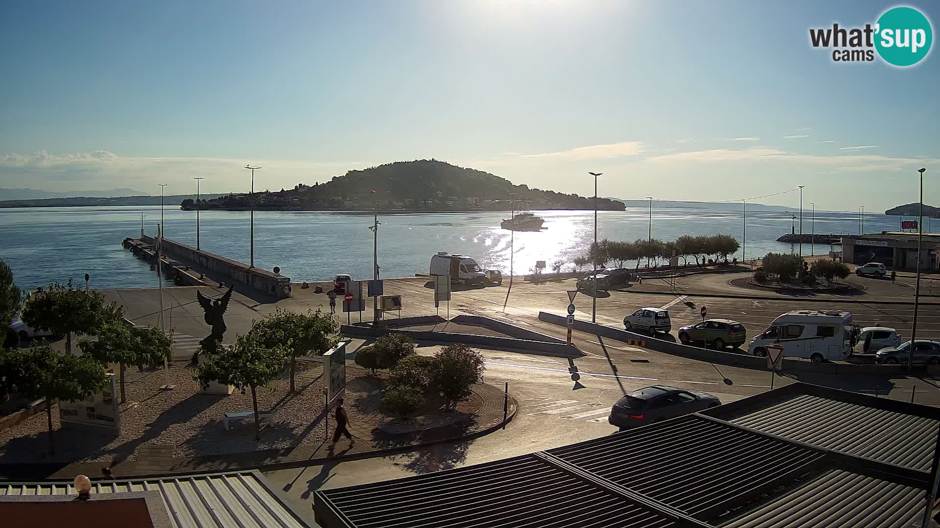 Webcam Ugliano – terminal traghetto da Preko a Zara