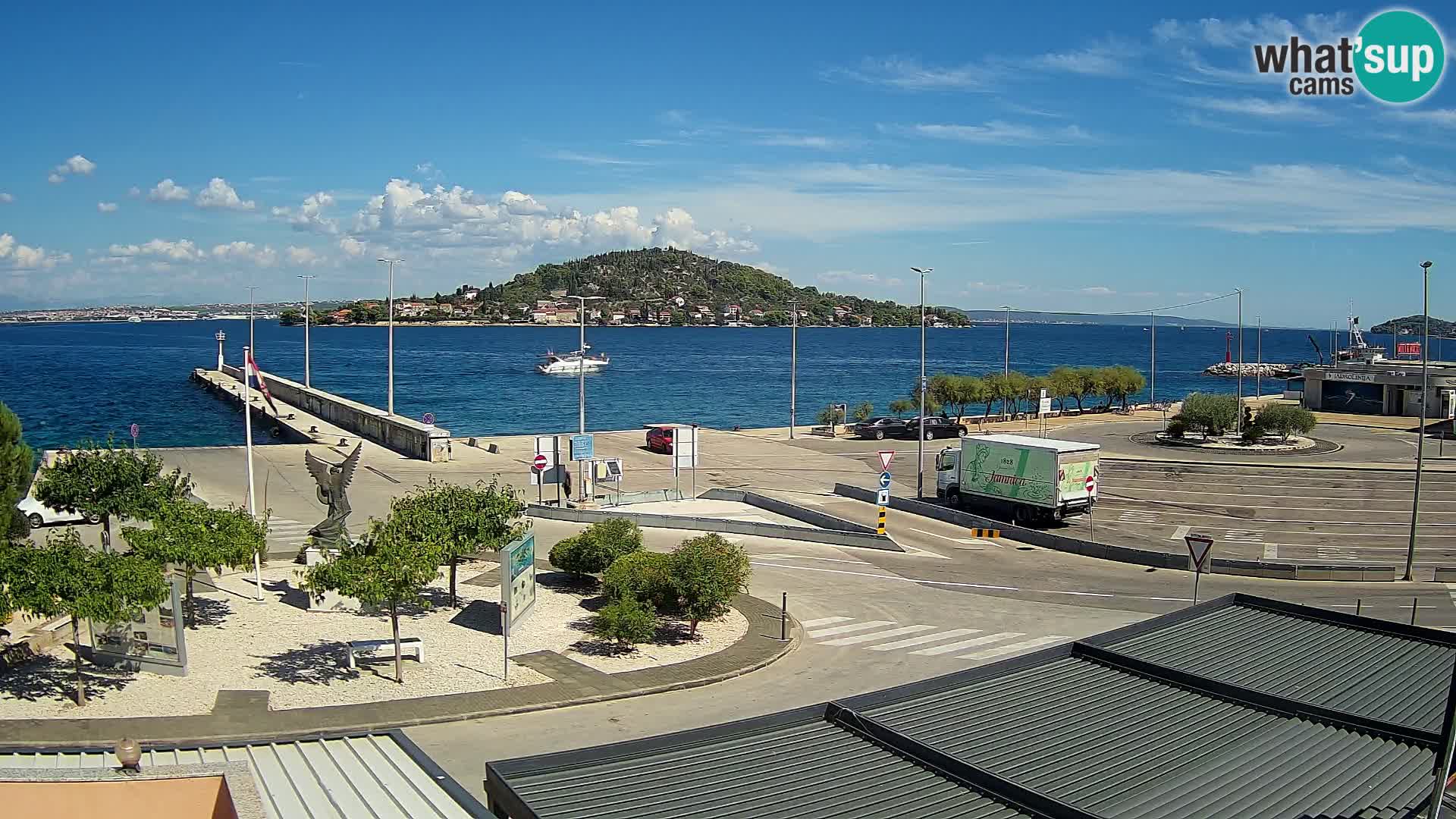 Webcam Ugljan – Preko Ferry to Zadar