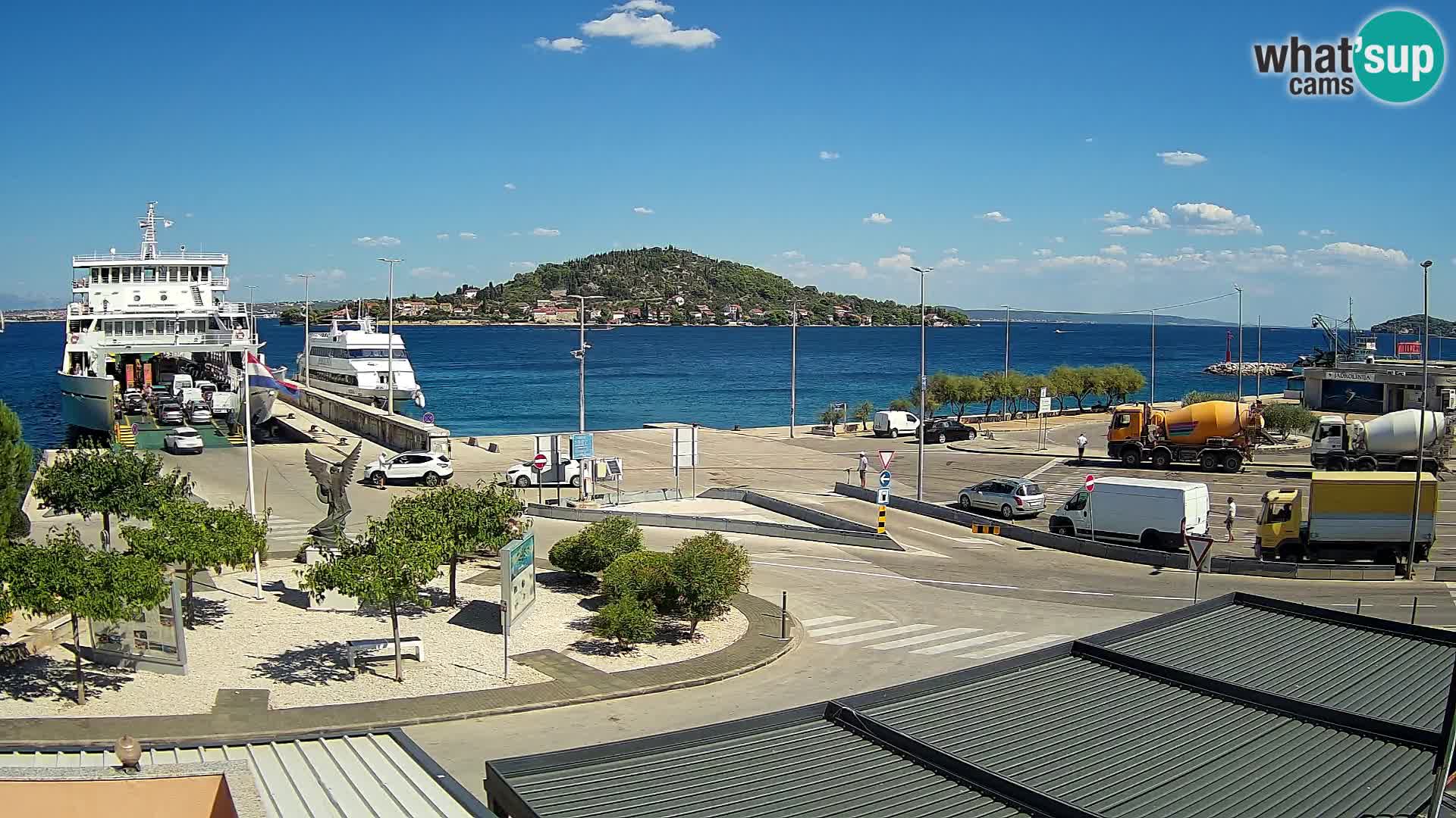 Webcam Ugljan – Preko Ferry to Zadar