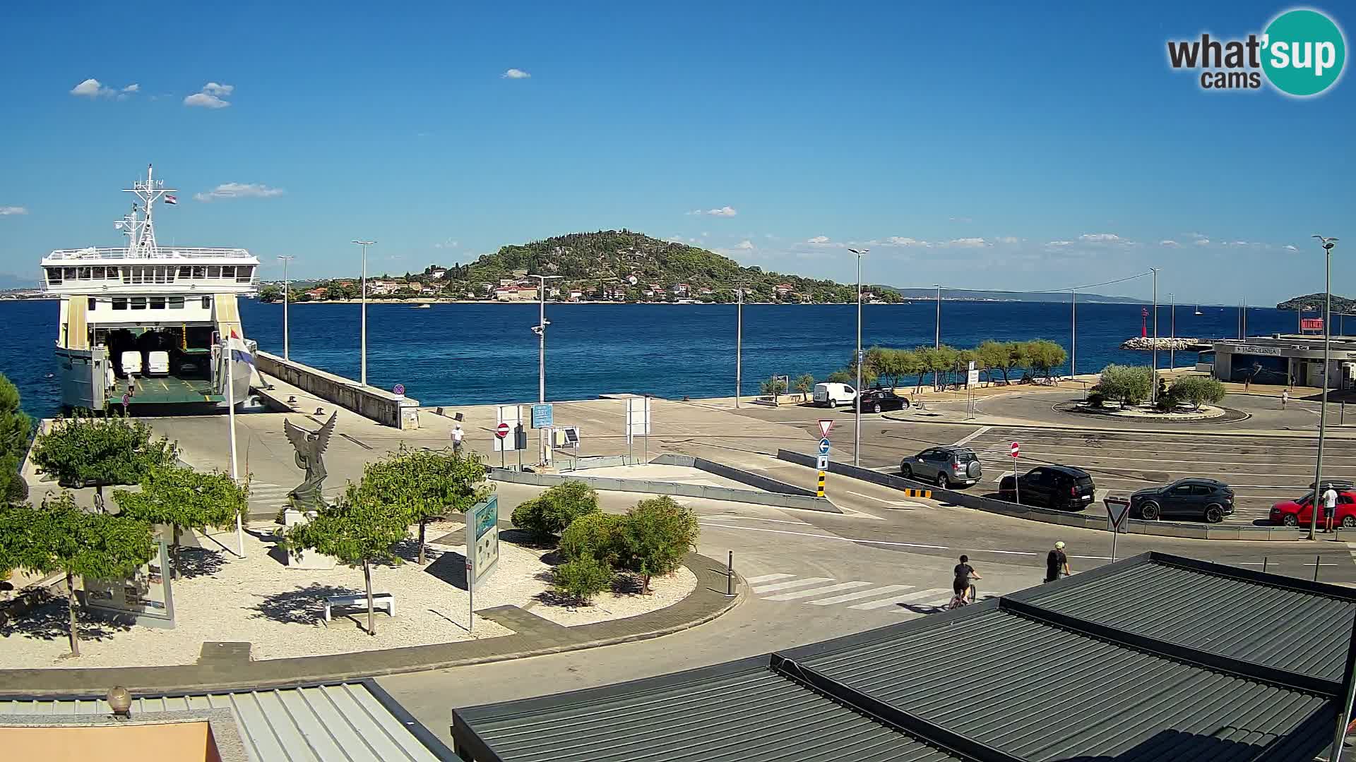 Webcam Ugljan – Preko Ferry to Zadar