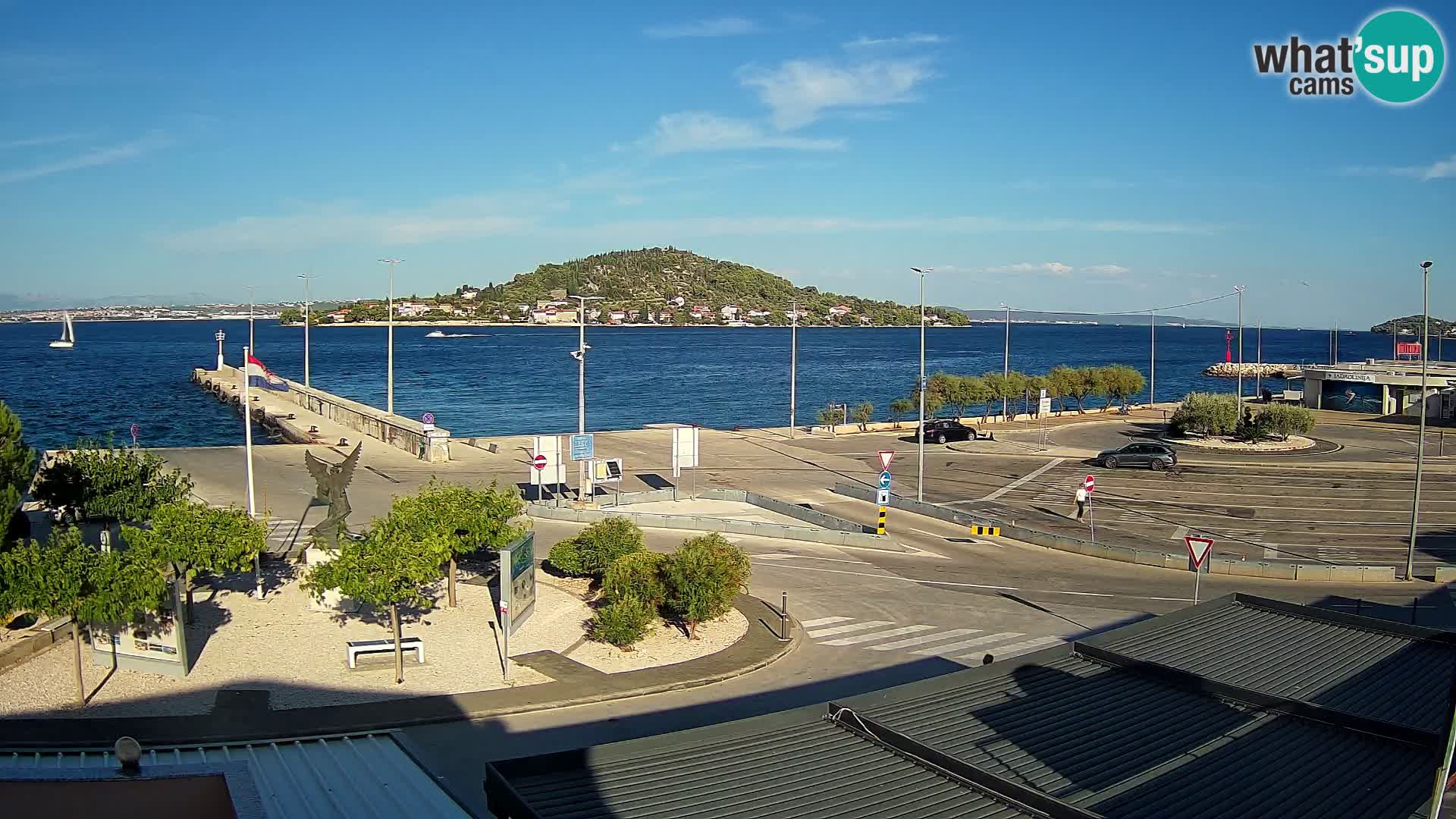 Webcam Ugljan – Preko Ferry to Zadar