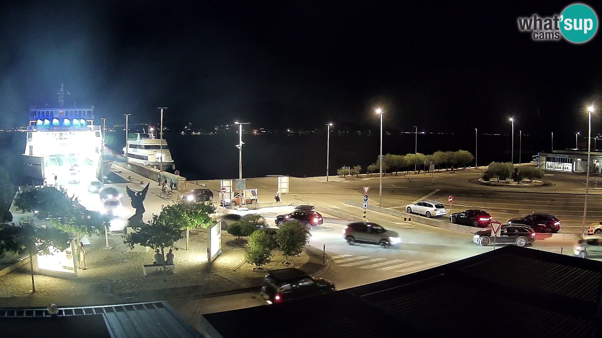 Webcam Ugliano – terminal traghetto da Preko a Zara