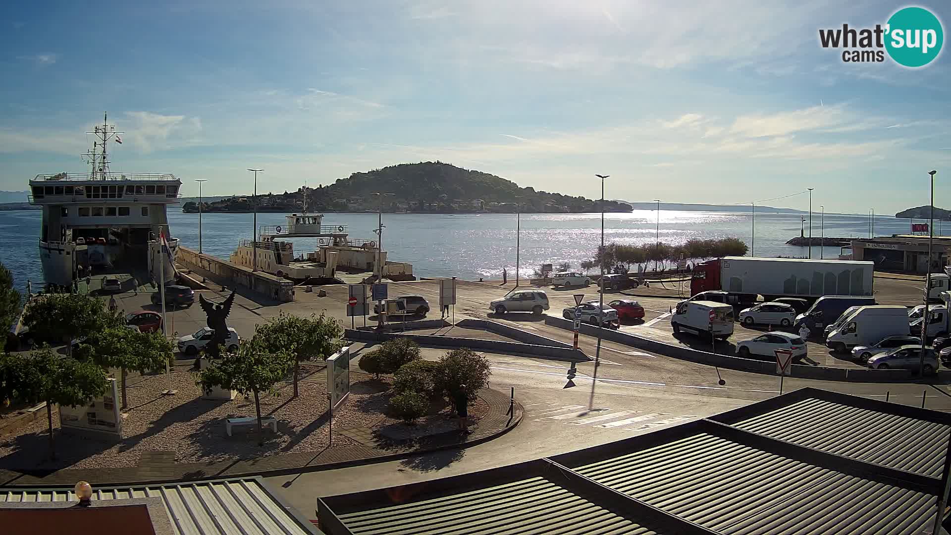 Webcam Ugljan – Preko Ferry to Zadar