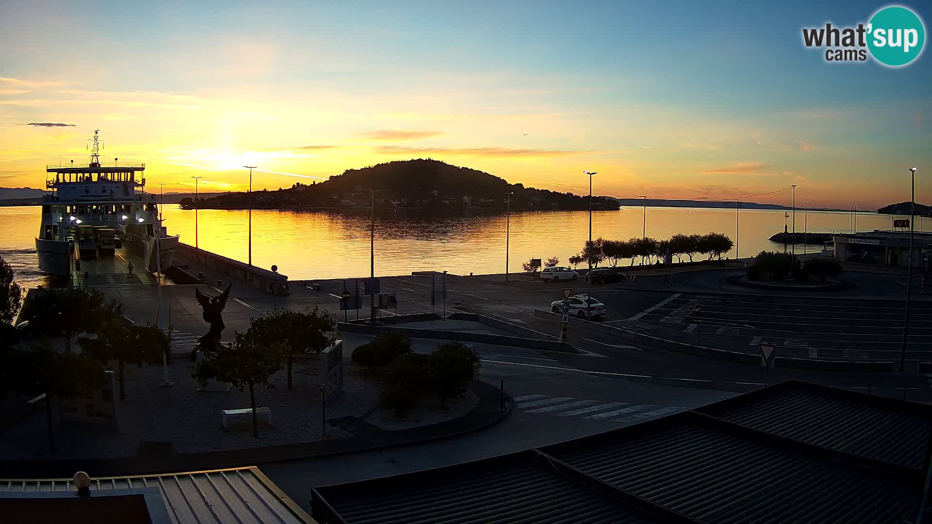 Spletna kamera Ugljan – trajekt Preko – Zadar