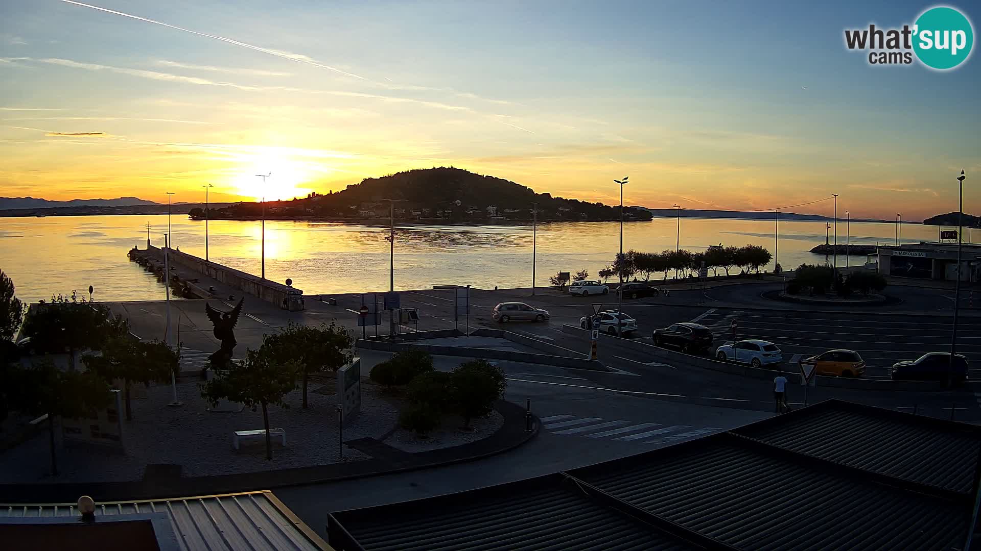 Spletna kamera Ugljan – trajekt Preko – Zadar