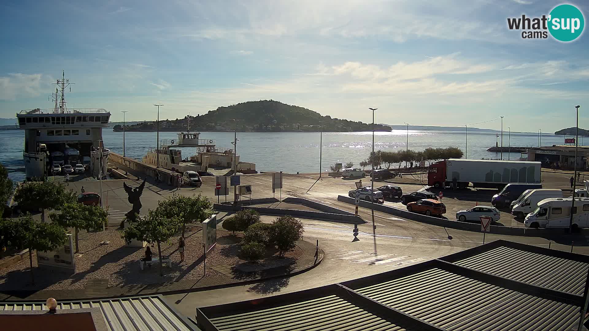 Webcam Ugliano – terminal traghetto da Preko a Zara