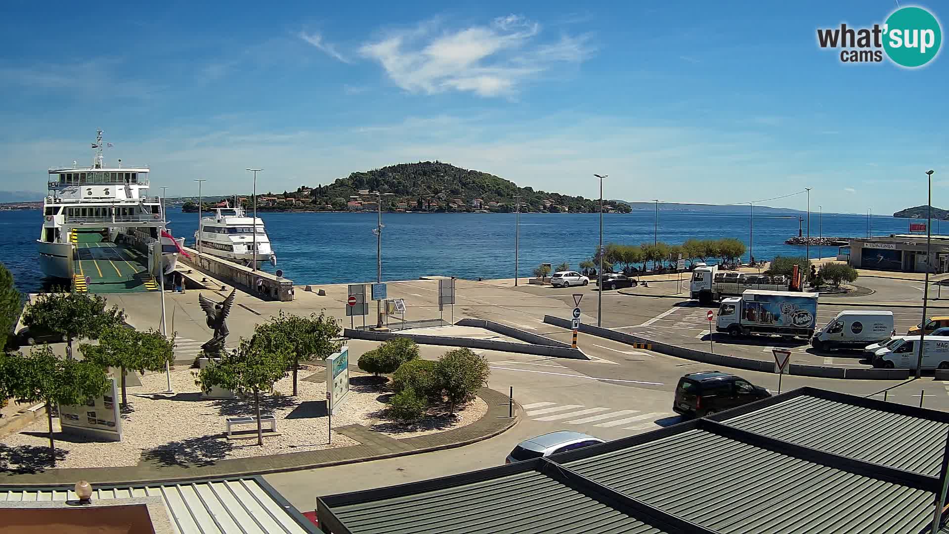 Webcam Ugljan – Preko Ferry to Zadar