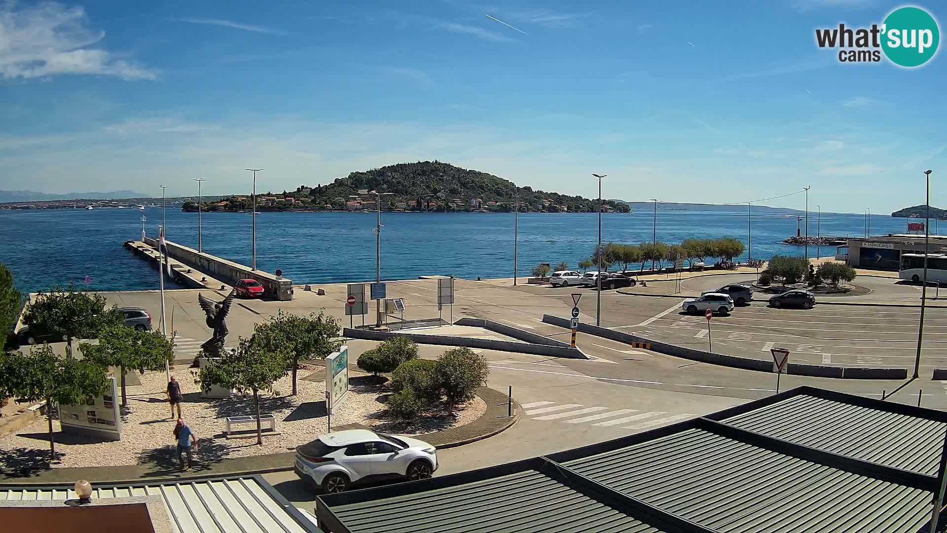 Webcam Ugliano – terminal traghetto da Preko a Zara