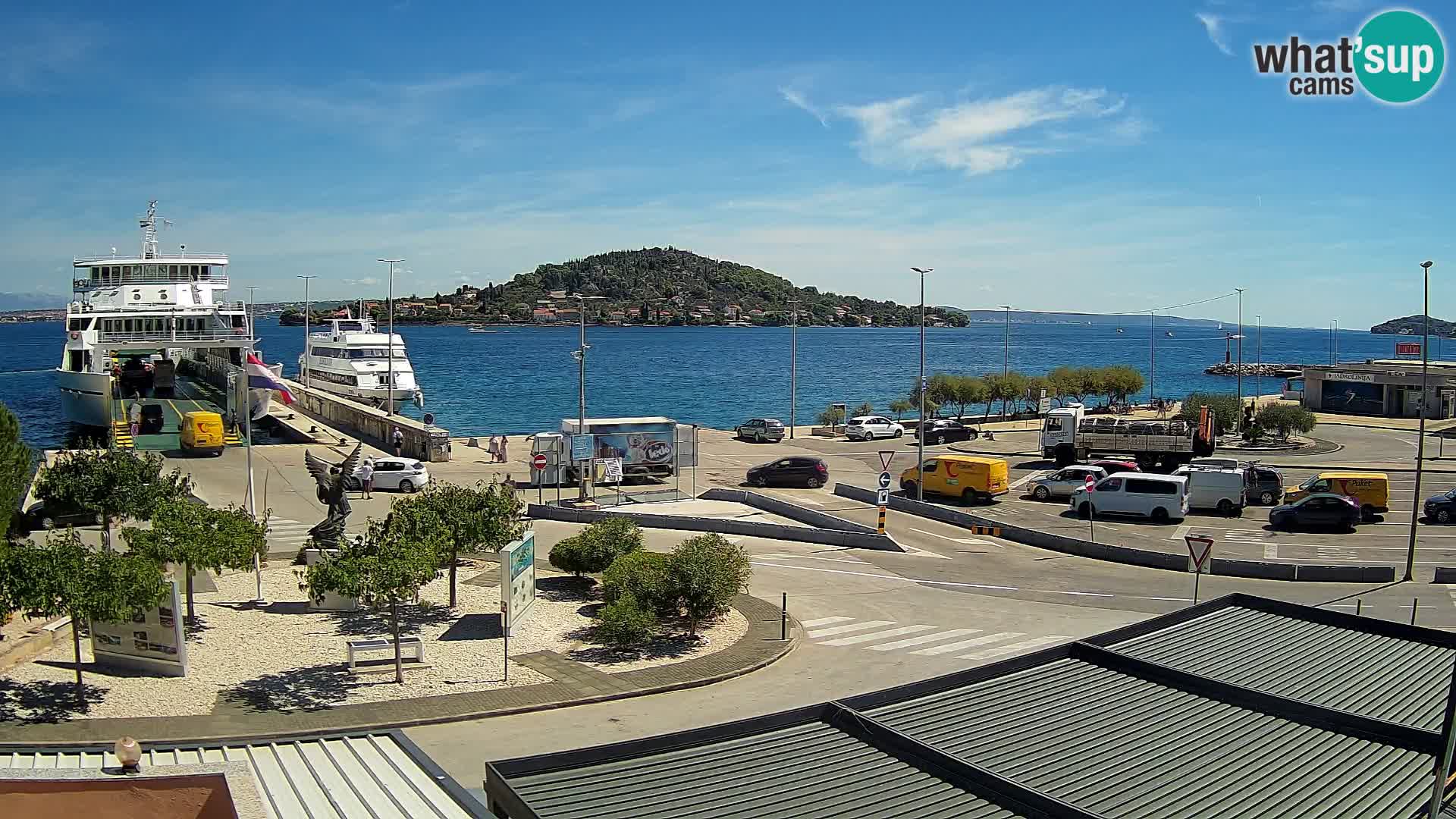 Webcam Ugljan – Preko Ferry to Zadar
