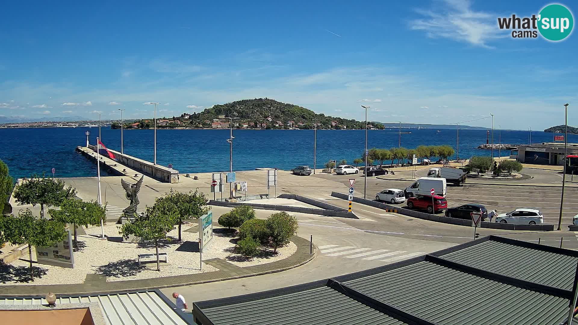 Webcam Ugljan – Preko Ferry to Zadar