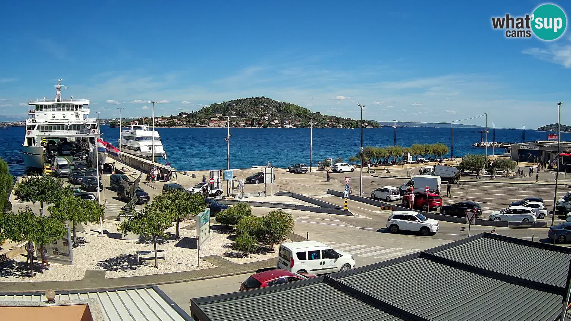 Web kamera Ugljan – Preko trajekt za Zadar
