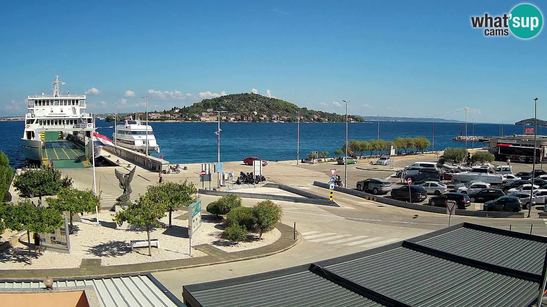 Webcam Ugljan – Preko Ferry to Zadar