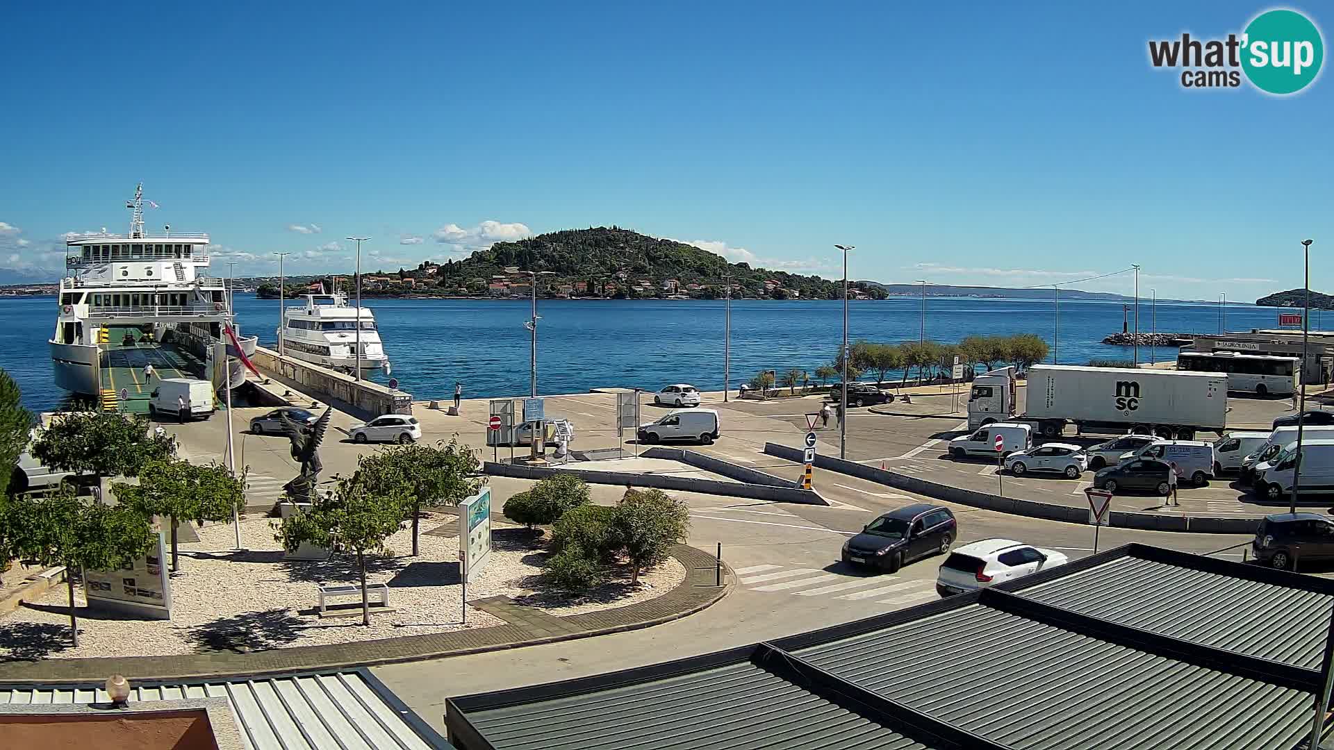 Web cam UGLJAN – Ferry de Preko à Zadar