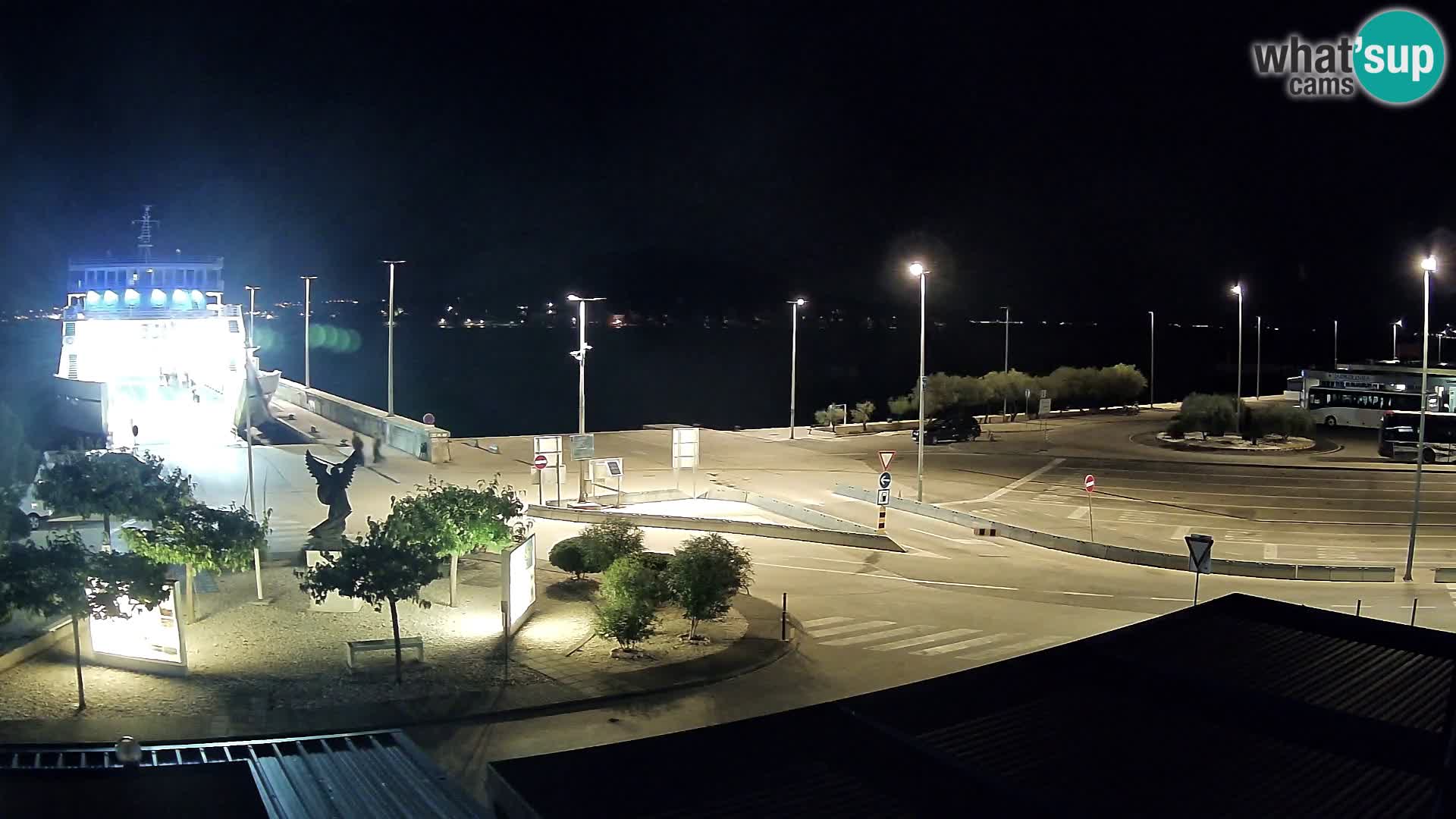 Web kamera Ugljan – Preko trajekt za Zadar