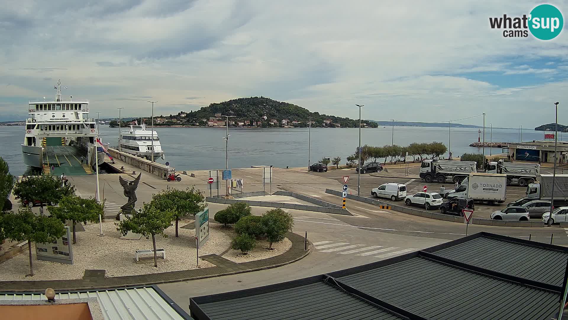 Webcam Ugljan – Preko Ferry to Zadar