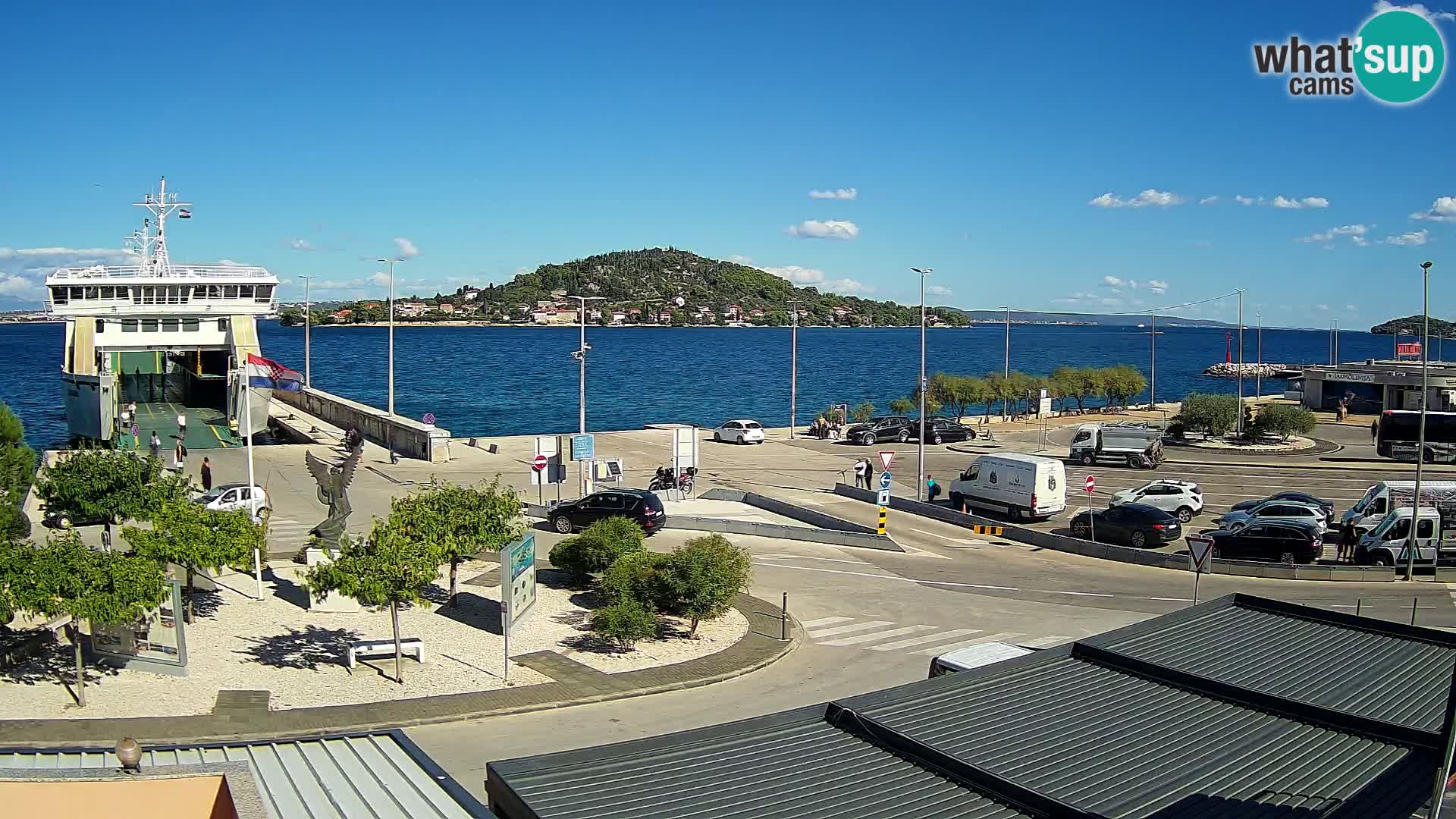 Webcam Ugljan – Preko Ferry to Zadar
