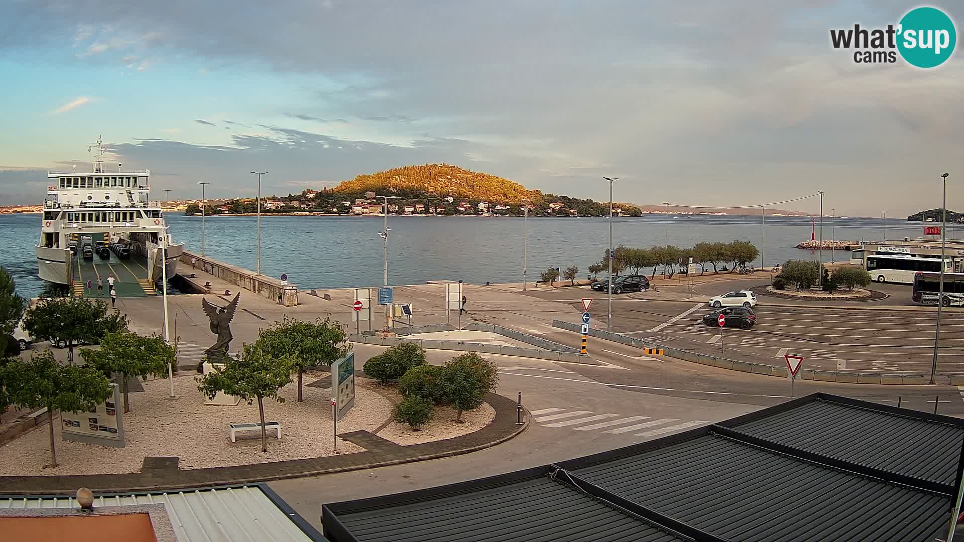 Webcam Ugliano – terminal traghetto da Preko a Zara