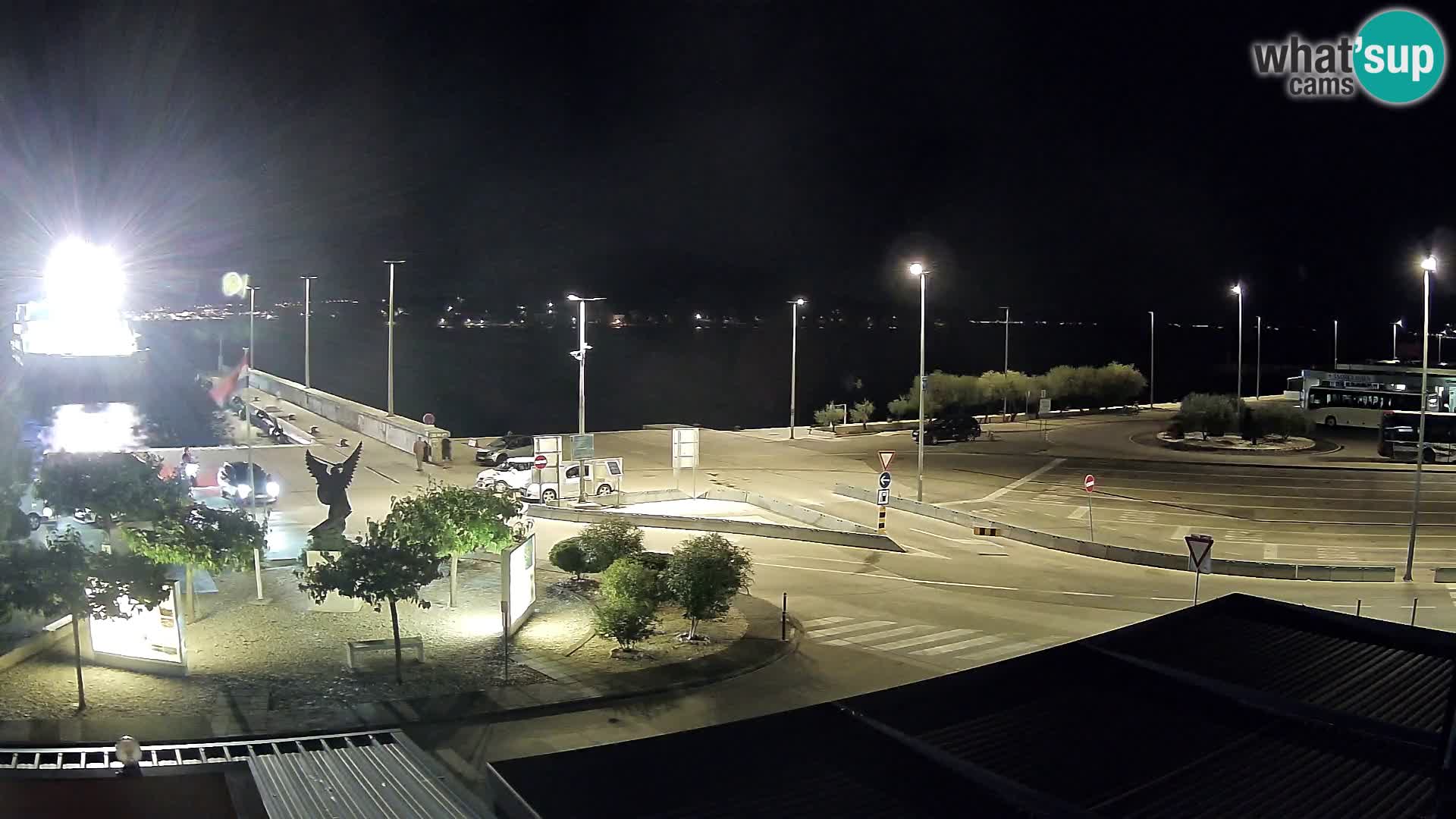 Webcam Ugliano – terminal traghetto da Preko a Zara