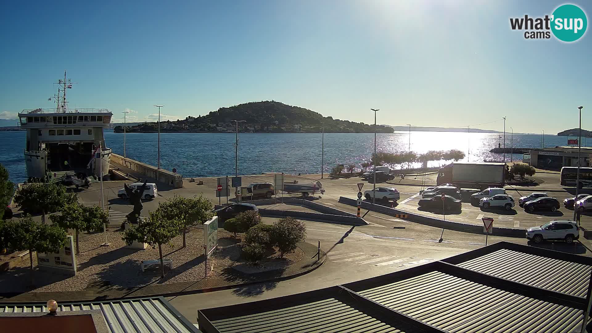 Webcam Ugliano – terminal traghetto da Preko a Zara