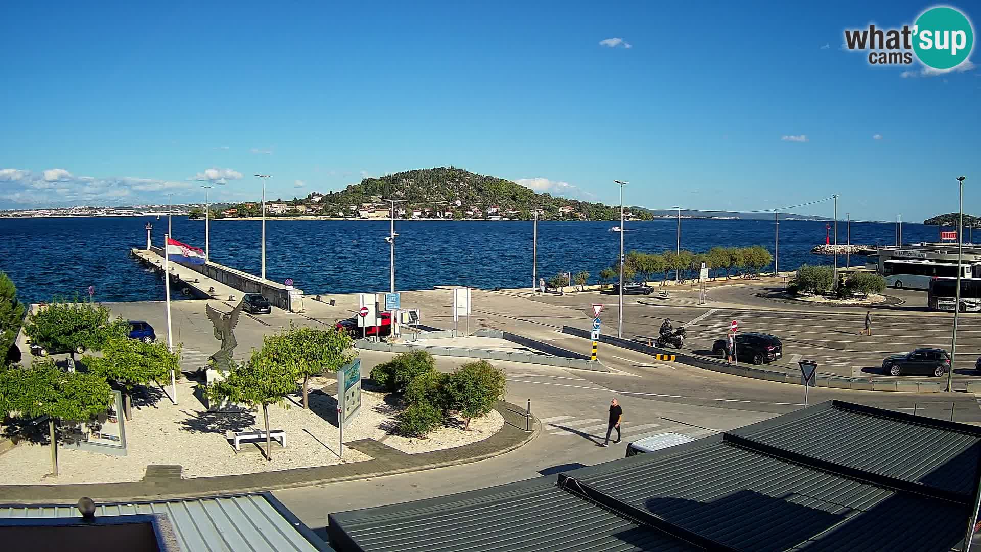 Webcam Ugljan – Preko Ferry to Zadar