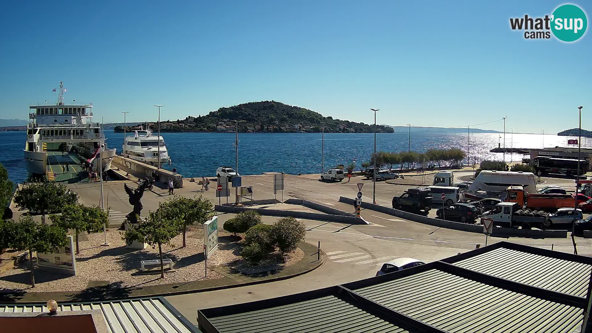 Webcam Ugljan – Preko Ferry to Zadar