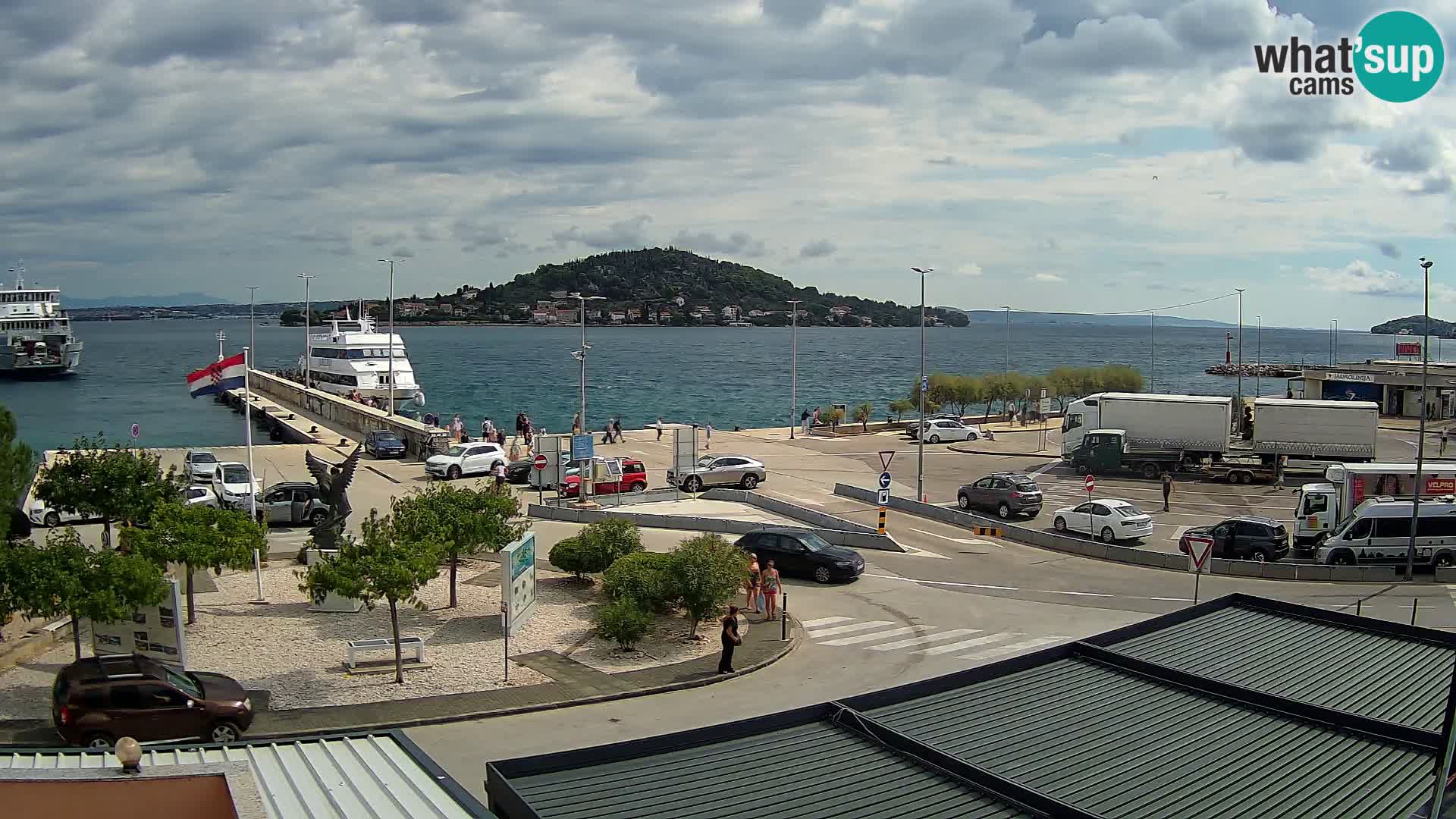 Webcam Ugljan – Preko Ferry to Zadar