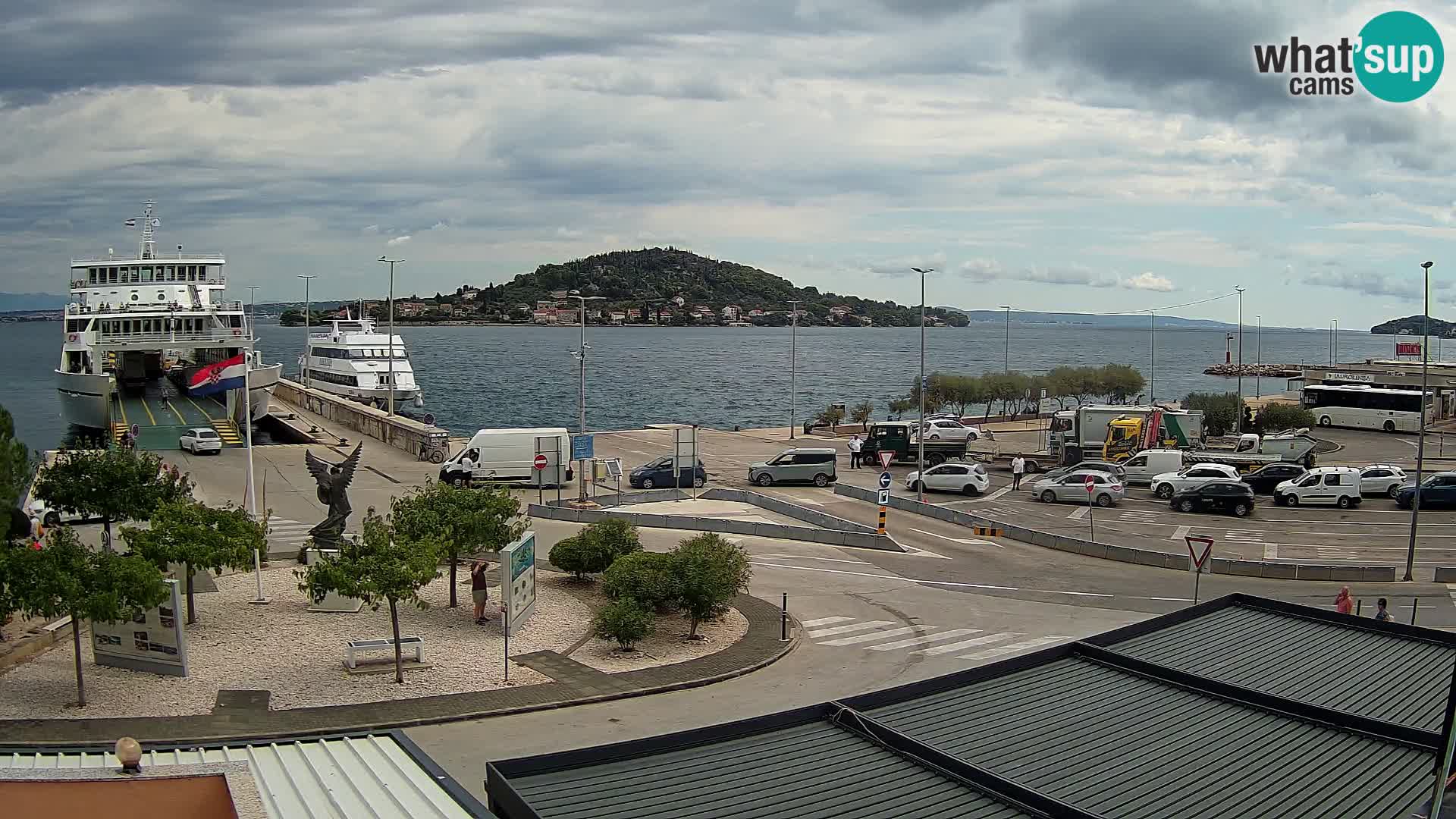 Web kamera Ugljan – Preko trajekt za Zadar