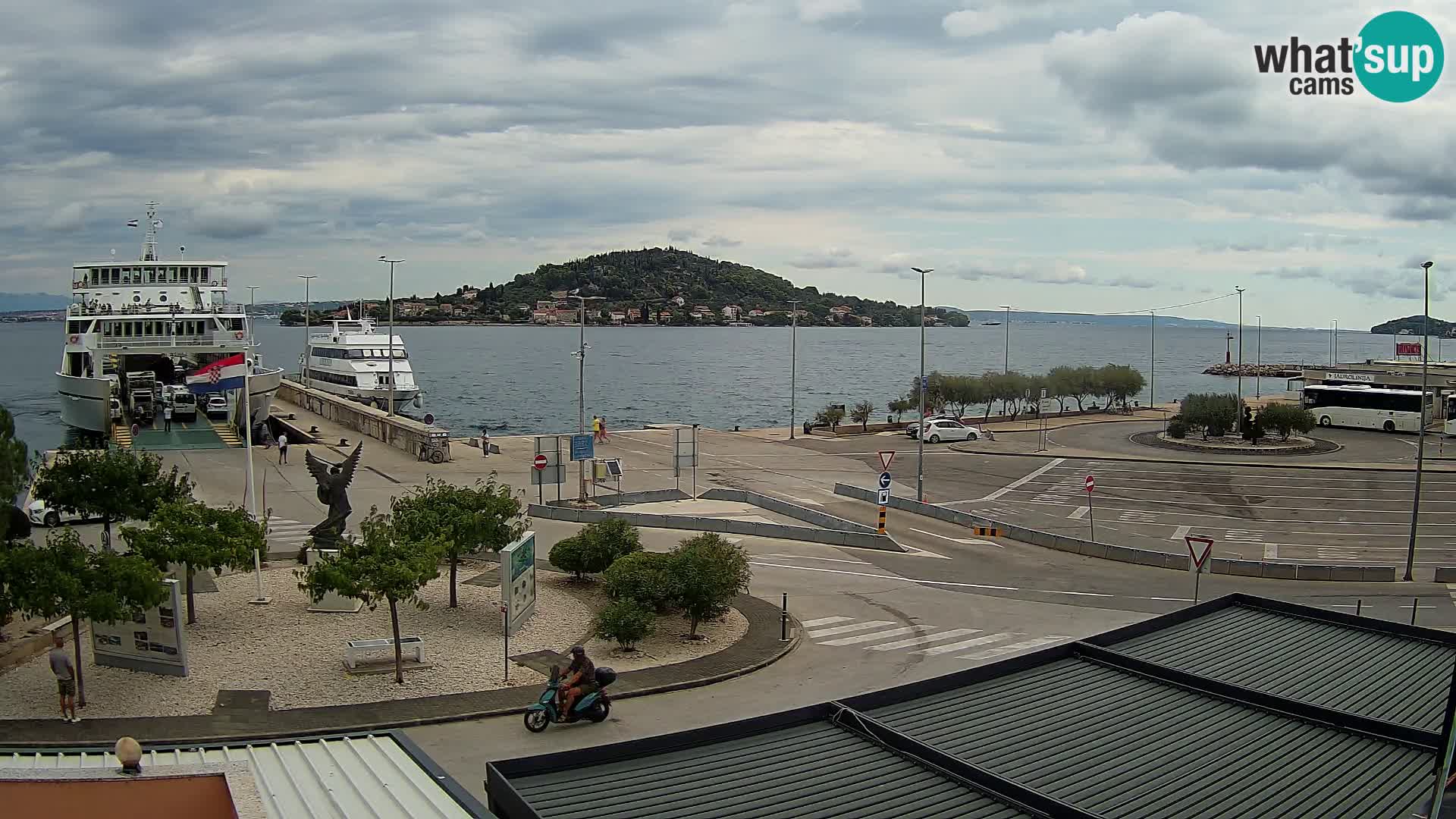 Webcam Ugliano – terminal traghetto da Preko a Zara