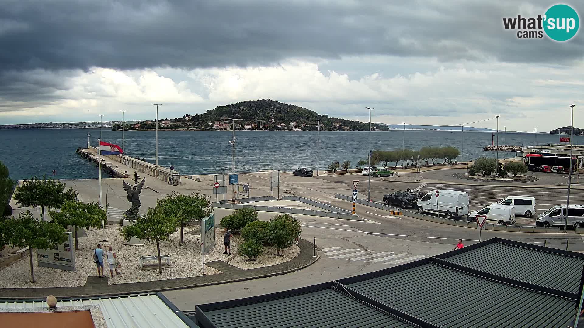 Webcam Ugljan – Preko Ferry to Zadar